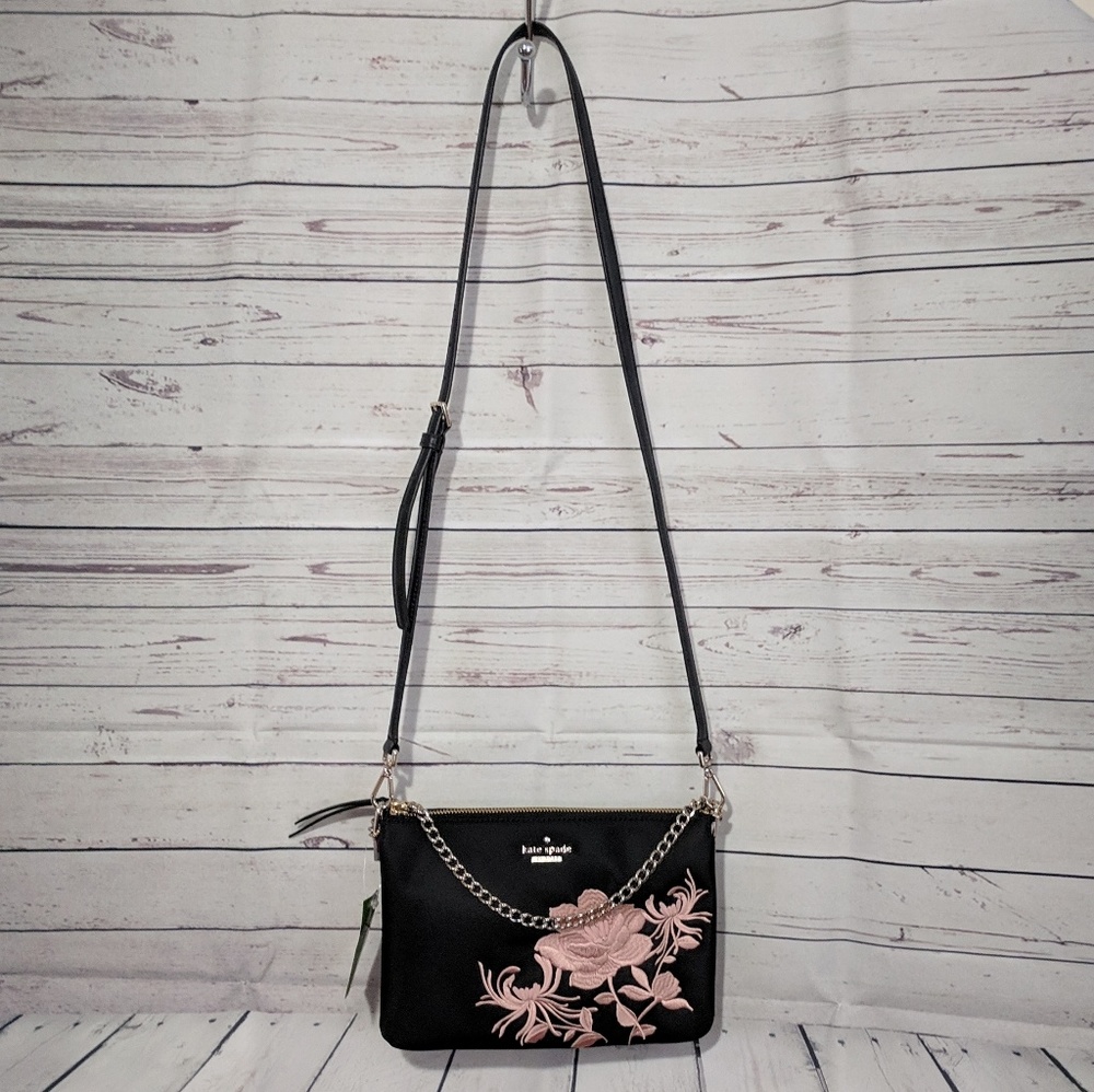 Kate Spade Dawn Floral Embroidered Madelyne Purse - Picture 4 of 5